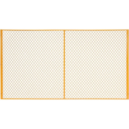 Global Industrial Machinery Wire Fence Partition Panel, 9' W 184908